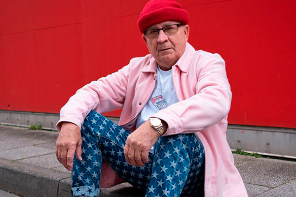 With his colourful streetwear looks, this 74-year-old grandfather is the stuff of dreams at Instagram.