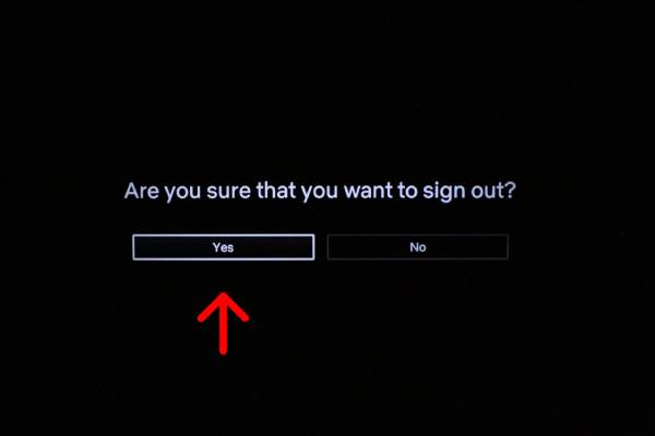 Netflix gives you the ability to log out anyone you want from your user account